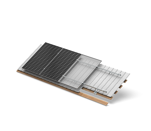 Ziegeldach Schrägdächer PV-Montagesystemlös